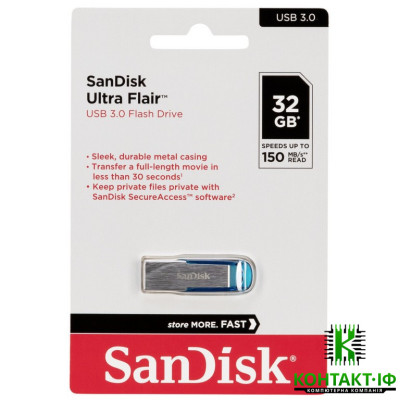 USB флешка SanDisk Ultra Flair 32GB 3.0 (SDCZ73-032G-G46)