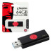 USB флешка Kingston DataTraveler 106 64GB USB 3.1 Black/red