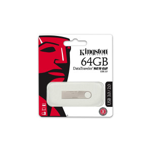 USB 3.0 KINGSTON DTSE9 G2 64GB Metal Silver (DTSE9G2/64GB)