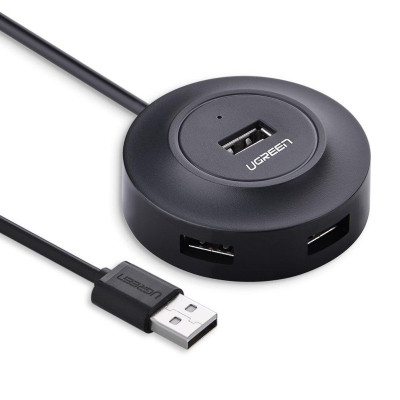 Хаб USB 2.0 Ugreen 4 ports 20277 CR106 1m