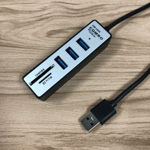 Хаб USB Combo 3.0 to 3xUSB/ SD/ TF 30cm