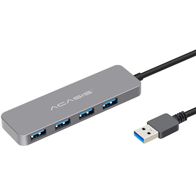 USB 3.0 Mini HUB ACASIS Grey HS-080 30cm