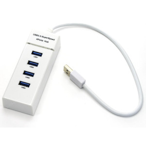 USB HUB 3.0 4-port model: 303 White