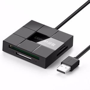UGREEN USB 2.0 4in1 Card Reader BLACK US215 30766