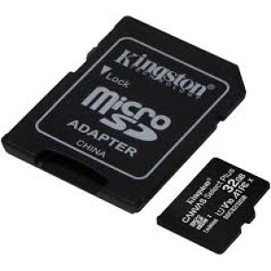 Флеш карта з адаптором Kingston Canvas Select Plus UHS-1 microSDHC 32Gb class 10