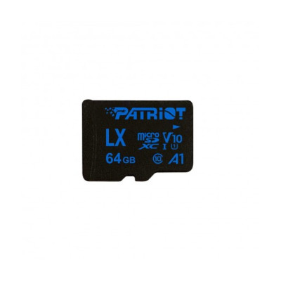 Карта пам'яті Patriot LX Series 64Gb class 10 V10