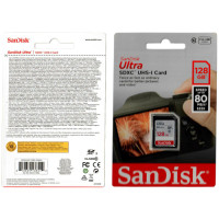 SanDisk SDXC (UHS-1) Ultra 128Gb class 10 (80Mb/s, 533x)