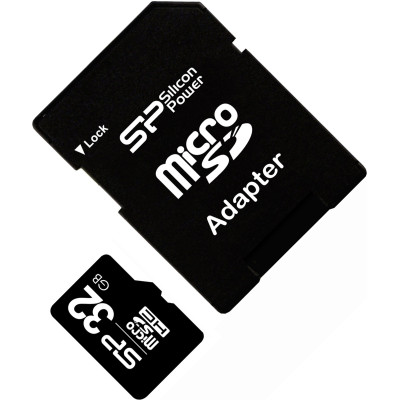 Silicon Power MicroSDHC 32 GB Class 10 + SD adapter