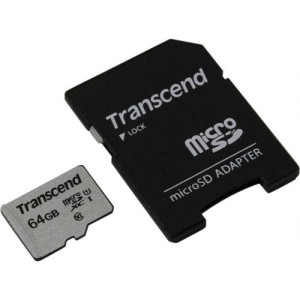 TRANSCEND microSDXC 300S 64GB UHS-I U1 + ad