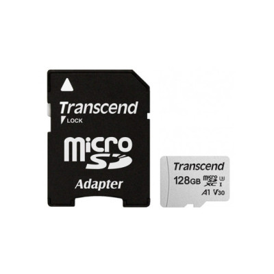 TRANSCEND microSDXC 300S 128GB UHS-I U3 + ad