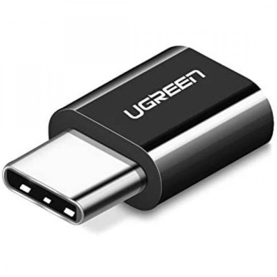Перехідник-адаптер Ugreen USB Type-C to Micro USB Black (US157)
