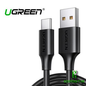 Кабель UGreen US303 Type-C 0,5м 40499 SuperCharge Cable 5А/6A Black