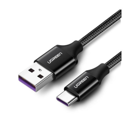 Кабель UGreen US279 Type-C 5A, 1,5м 60729 Black
