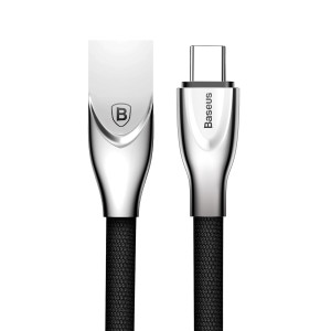 Кабель Baseus Zinc Fabric Cloth Weaving Cable Type-C 2A 1M Black