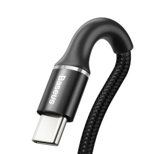 Кабель Baseus halo data cable USB For Type-C 3A 1m Black