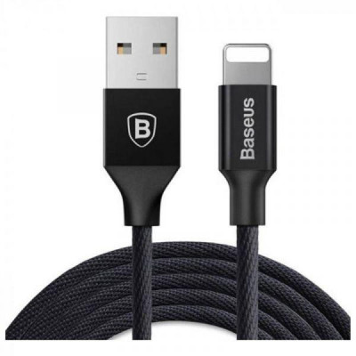 Кабель Lightning Baseus USB Cable to Lightning Yiven 1.8m Black
