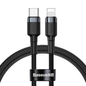Кабель Baseus Cafule Cable Type-C to Lightning PD 18W 1m Black