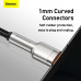 Кабель Baseus Metal Data Cable USB to Type-C 66W 1m Black (CAKF000101)