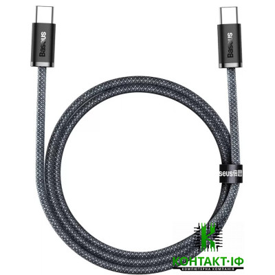 Кабель Type-C Baseus Dynamic Series Type-C to Type-C Cable 100W 1m Black (CALD000216)
