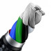 Кабель Baseus Metal Data Cable Type-C to Lightning PD 20W 2M Black (CATLJK-B01)
