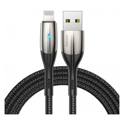 Baseus Horizontal Data Cable USB Lightning 1m (2.4A) - Black (CALSP-B01)