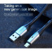 Baseus Horizontal Data Cable USB Lightning 1m (2.4A) - Black (CALSP-B01)