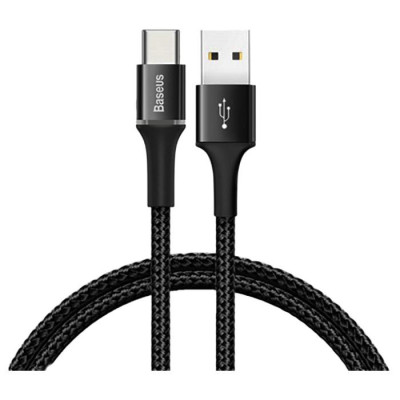 Кабель Baseus Halo Data Cable USB for Type-C 3A 0.5 м Black