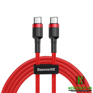 Кабель Baseus Cafule PD2.0 60W flash charging (20V 3A) 1M Red (CATKLF-G09)