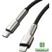 Кабель Baseus Cafule Metal Type-C to Lightning PD 20W 1м Black (CATLJK-A01)