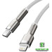 Кабель Baseus Cafule Metal Type-C to Lightning PD 20W 1м White (CATLJK-A02)