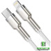 Кабель Baseus Cafule Metal Type-C to Lightning PD 20W 1м White (CATLJK-A02)
