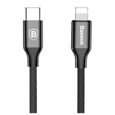Кабель Baseus Yiven USB Type-C to Lightning 2A 1м Black