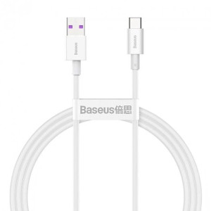 Кабель Type-C Baseus Superior Series Fast Charging 66W USB to Type-C 2m White (CATYS-A02)