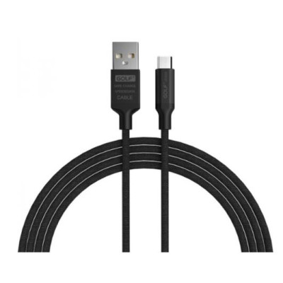 Кабель GOLF GC-66m MicroUSB 1M Black