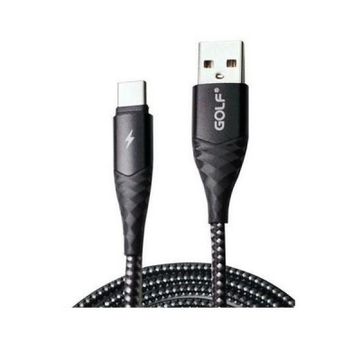 Кабель USB Type-C GOLF GC-67t 1M Black