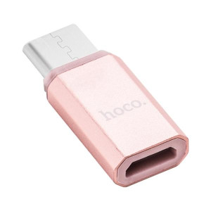 Перехідник HOCO Micro-Type-C Rose Gold