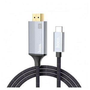 Перехідник HOCO UA13 Type-C to HDMI Adapter 1.8m. Gray