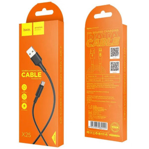 Кабель HOCO X25 Soarer charging data cable 2.0A Micro USB 1м