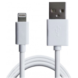 Кабель Grand-X USB - Lightning 1м White