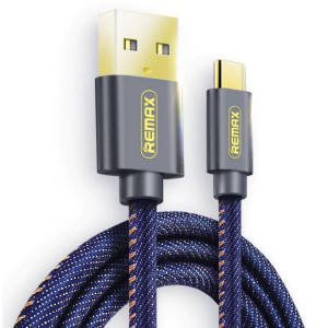 Кабель Remax Cowboy RC-096 1.8M 2.1A MicroUSB Blue