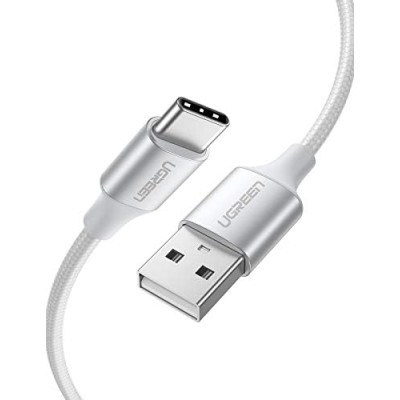 Кабель UGreen US279 Type-C 5A, 1м 60775 Silver