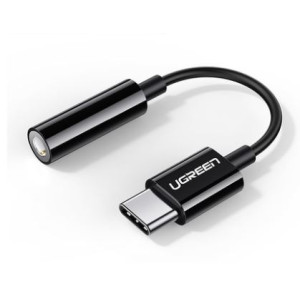 Адаптер UGreen AV151 Type-C - 3.5mm 80373 Black
