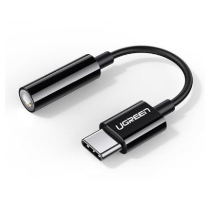 Адаптер UGreen AV151 Type-C - 3.5mm 80373 Black