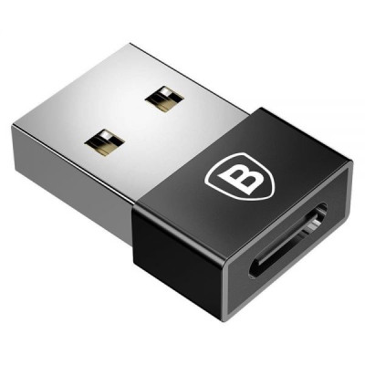 Перехідник Baseus Adapter USB to USB-C Exquisite Black