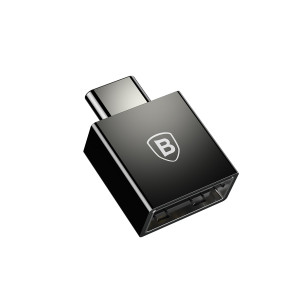Перехідник Baseus Exquisite Type-C Male to USB Female Black