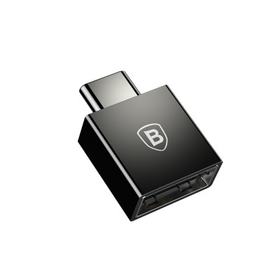 Перехідник Baseus Exquisite Type-C Male to USB Female Black
