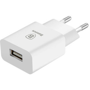 Зарядний пристрій Baseus USB Wall Charger Letour 2.1A White