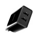 Зарядний пристрій Baseus Speed Mini Dual U Charger 10.5W 2xUSB White (EU) (CCFS-R01)