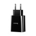 Зарядний пристрій Baseus Speed Mini Dual U Charger 10.5W 2xUSB White (EU) (CCFS-R01)