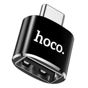 Перехідник HOCO UA5 USB Type-C-USB Black (UA5)